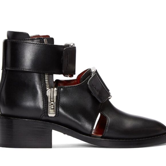 3.1 Phillip Lim Addis Cutout Mary Jane Buckle Boot 39 - Picture 7 of 8